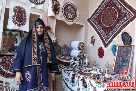 نمایشگاه بشری -کاروانسرای شاه عباسی-رفسنجان-خانه خشتی (۷)