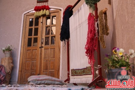 نمایشگاه بشری -کاروانسرای شاه عباسی-رفسنجان-خانه خشتی (۹)