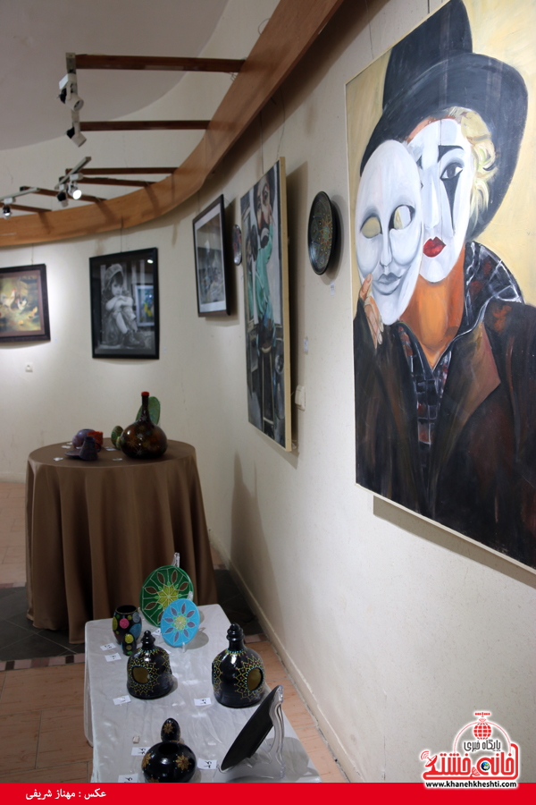 نمایشگاه گروهی نقاشی و صنایع دستی-رفسنجان-خانه خشتی (۶)