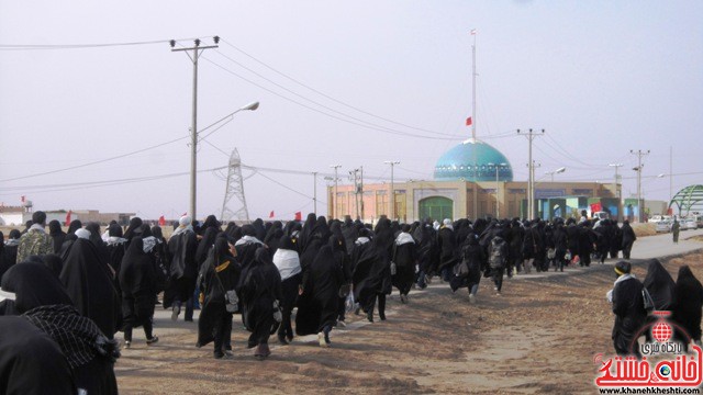 بازدید دانشجویان دختر بسیجی از مناطق عملیاتی جنوب_خانه خشتی_رفسنجان_ بهناز شریفی (۱۶)