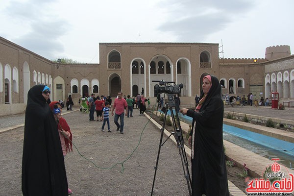 بازدید مسارفان نوروزی ار خانه حاج آقا علی-خانه خشتی-رفسنجان (۷)