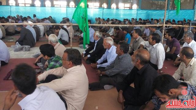 اقامه اولین نمازجمعه در مصلی جدید شهر صفائیه (۴)