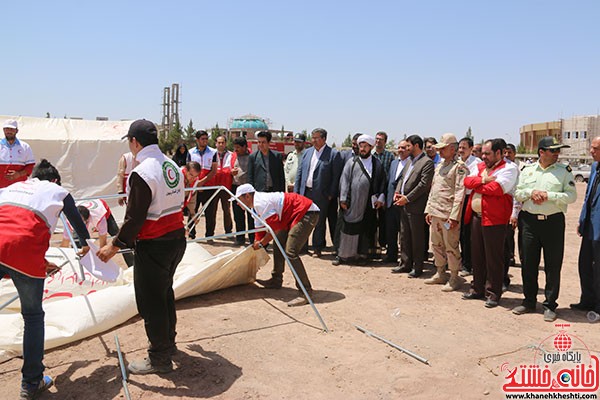 برگزاری مانور امداد و نجات در دانشگاه آزاد واحد رفسنجان