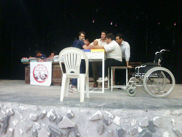 مسابقات مچ‌اندازی معلولین در رفسنجان 