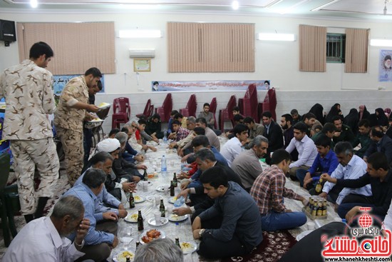ضیافت افطاری در جلسه مجمع بسیج شهرستان رفسنجان