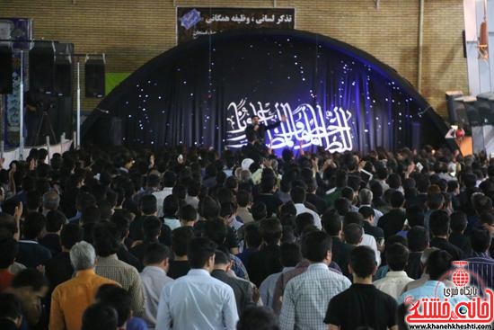 مراسم احیای اولین شب قدر در مصلی امام خامنه ای رفسنجان