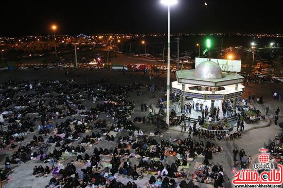 مراسم احیای سومین شب قدر در سقاخانه دوراهی سرچشمه رفسنجان