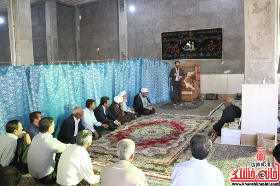 سخنرانی فرماندار در افتتاح مسجد امام حسن مجتبی(ع) در خیابان مصطفی خمینی (انتهای کوچه مصطفی خمینی 45)
