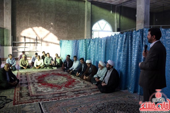 سخنرانی فرماندار در افتتاح مسجد امام حسن مجتبی(ع) در خیابان مصطفی خمینی (انتهای کوچه مصطفی خمینی 45)