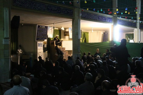 مراسم احیای شب 21 ماه مبارک رمضان با حضور  مردم مومن و خداجوی در بیت العباس شهرستان رفسنجان