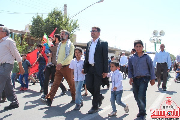 راهپیمایی روز قدس 95 در رفسنجان