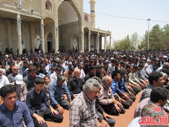 نماز جماعت در آستان مقدس امامزاده سید جلال الدین اشرف در سالروز شهادت امام صادق(ع)