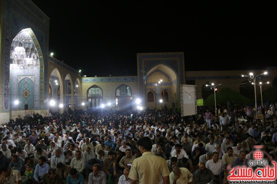 مراسم وداع با ماه مبارک رمضان در مسجد جامع رفسنجان