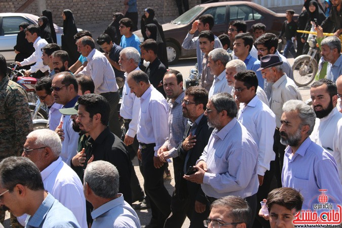 تشییع پیکر شهید مدافع حرم در رفسنجان
