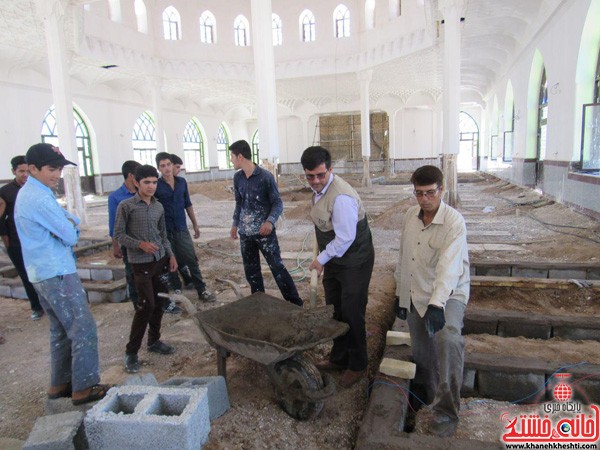 شرکت داوطلبانه ۴۳۰ دانش آموز در طرح هجرت ۳ در رفسنجان