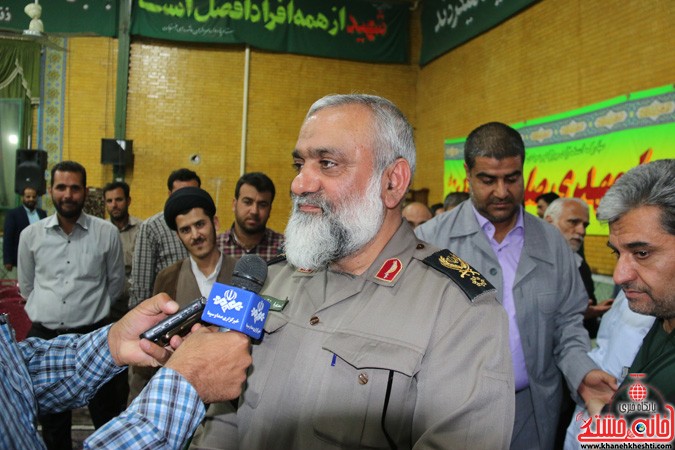 نشست صمیمانه سردار نقدی با بسیجیان رفسنجان (۴۱)