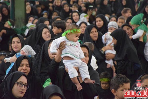 همایش شیرخوارگان حسینی در معراج شهداء حسینیه بزرگ ثارالله شهرستان رفسنجان