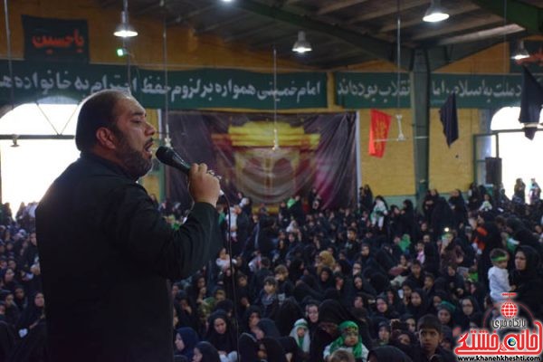 مداحی مداح اهل بیت حاج عباس ملایی در همایش شیرخوارگان حسینی در معراج شهداء حسینیه بزرگ ثارالله شهرستان رفسنجان