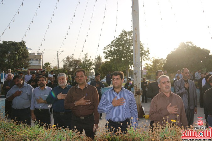 مراسم تعویض پرچم میدان امام رضا(ع) رفسنجان
