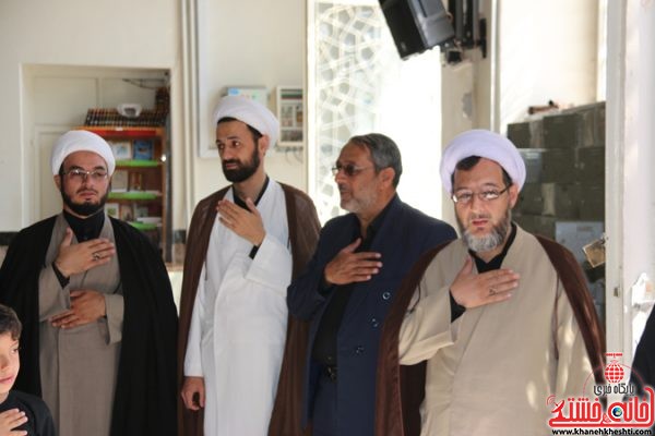 حضور مسئولین شهرستان در مراسم تاسوعا حسینی در رفسنجان 