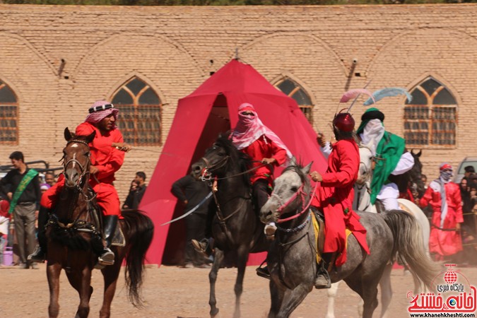 اجرای تعزیه روز عاشورا در امامزاده سید غریب(ع) رفسنجان 