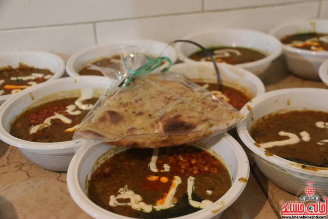 سنت پخت آش سجاد(ع) بانوان رفسنجانی