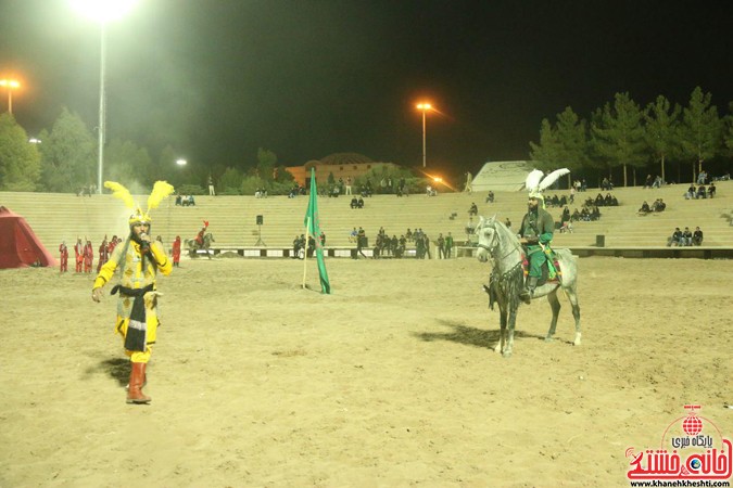 اولین شب اجرای مراسم هفت شب تعزیه حضرت سید الشهداء در رفسنجان