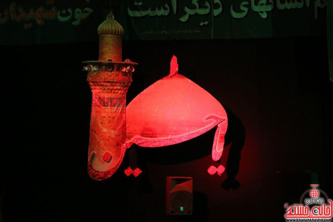 عزاداری شب عاشورا در حسینیه ثارالله رفسنجان 