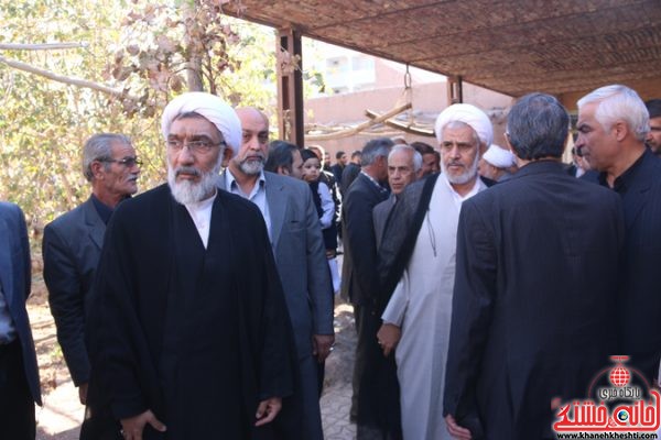 پیکر حجت الاسلام پور محمدی در رفسنجان تشییع و خاکسپاری شد 