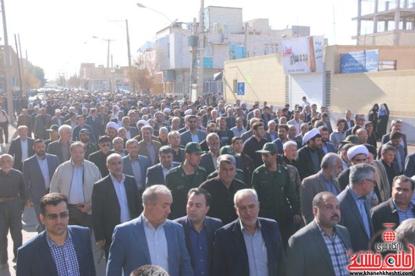 پیکر حجت الاسلام پور محمدی در رفسنجان تشییع و خاکسپاری شد 