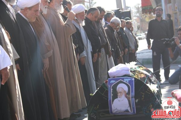 پیکر حجت الاسلام پور محمدی در رفسنجان تشییع و خاکسپاری شد 