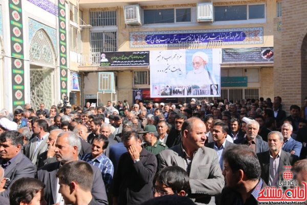 پیکر حجت الاسلام پور محمدی در رفسنجان تشییع و خاکسپاری شد 