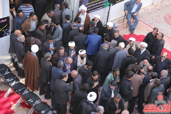 حضور باشکوه مردم و مسئولین در مراسم ترحیم حجت‌الاسلام حاج شیخ عباس پورمحمدی
