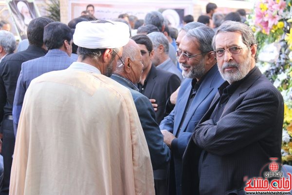 حضور باشکوه مردم و مسئولین در مراسم ترحیم حجت‌الاسلام حاج شیخ عباس پورمحمدی