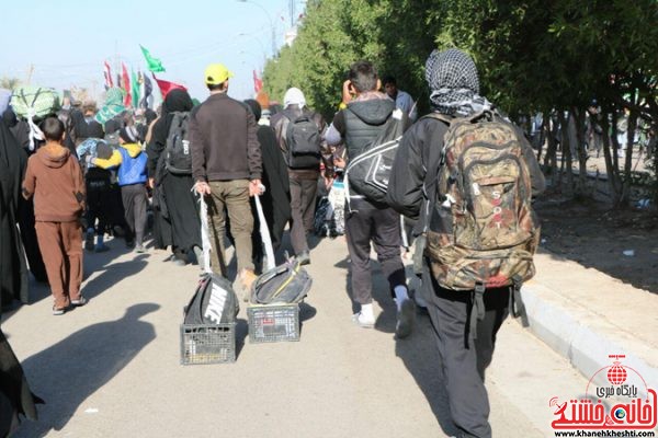 تصاویر دیدنی از پیاده روی اربعین حسینی ارسالی از کربلا