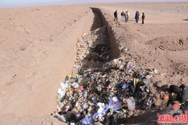 محل دفن زباله های شهرستان رفسنجان