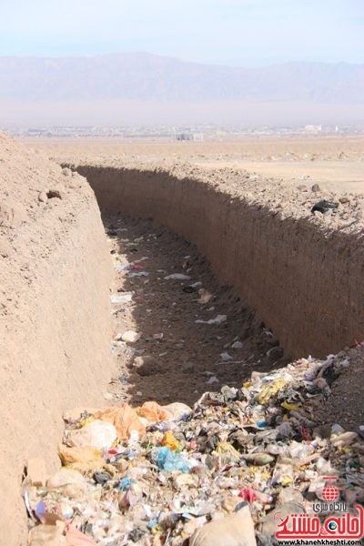 محل دفن زباله های شهرستان رفسنجان