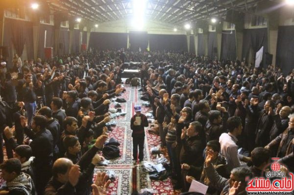 مراسم شام غریبان شهادت امام رضا (ع) در سازمان موقوفات آستان قدس رضوی رفسنجان