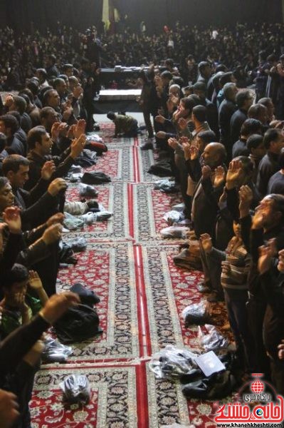  مراسم شام غریبان شهادت امام رضا (ع) در سازمان موقوفات آستان قدس رضوی رفسنجان