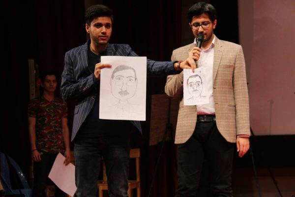جشن بزرگداشت رو دانشجو در دانشگاه ولیعصر(عج)-کاریکاتور رئیس دانشگاه