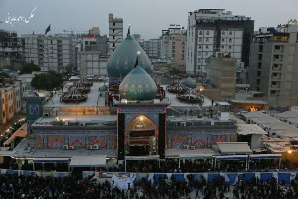 تصاویر کمتر دیده شده از گنبد امام حسین و حضرت عباس در قاب دوربین عکاس رفسنجانی