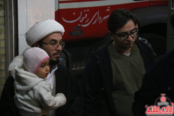  همدردی مردم رفسنجان با خانواده‌های شهدای آتش‌نشان با حضور در ایستگاه‌ آتش‌نشانی شماره 3 شهرستان رفسنجان
