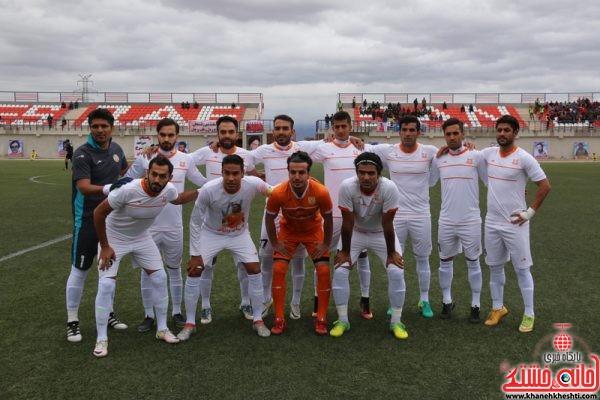  تیم فوتبال  صنعت مس کرمان در مسابقه دربی ورزشگاه شهدای صنعت مس رفسنجان