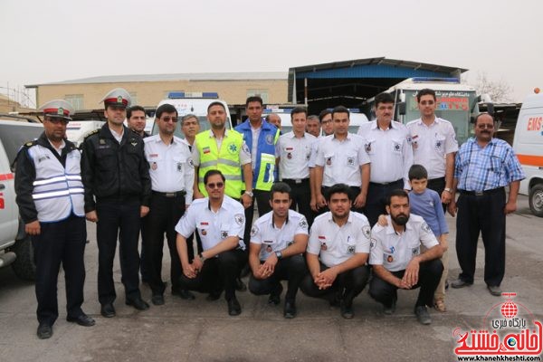آغاز طرح امداد نوروزی در رفسنجان و آمادگی کامل نیروهای اورژانس ۱۱۵ و پایگایهای این مرکز برای ارائه خدمات به مسافران نوروزی در رفسنجان