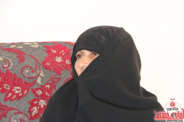 مادر بزرگوار شهید عباس محبوبی از شهدای نیروی انتظامی شهرستان رفسنجان