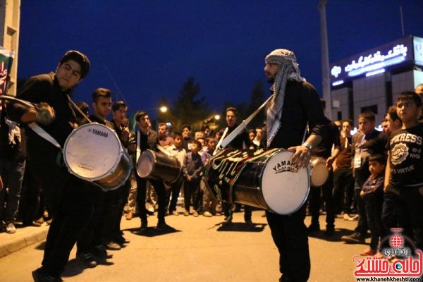 استقبال از شهید مدافع حرم حامد بافنده در میدان انقلاب رفسنجان