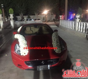 ماشین عروس فراری در رفسنجان