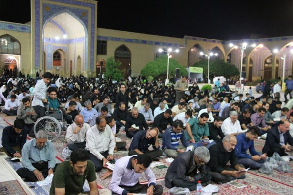 اولین شب قدر ماه مبارک رمضان 96 در رفسنجان-مسجد جامع