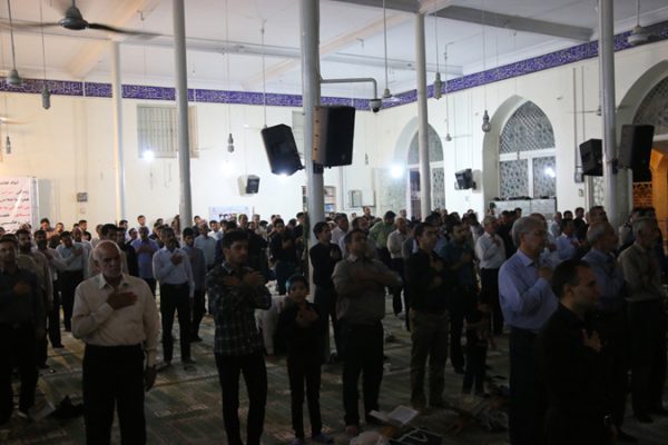 اولین شب قدر ماه مبارک رمضان 96 در مسجد امام خمینی(ره) رفسنجان