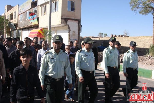 مراسم تشییع و تدفین شهید محمد علی محمد صادقی در رفسنجان